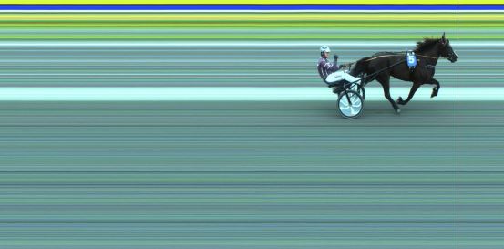 Målfoto for løp 2 på bane JA den 07.07.2024