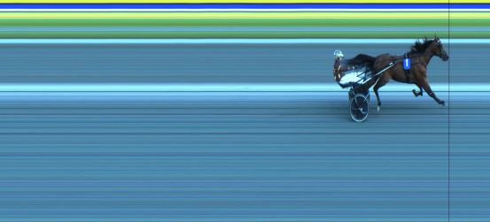 Målfoto for løp 2 på bane JA den 23.07.2024