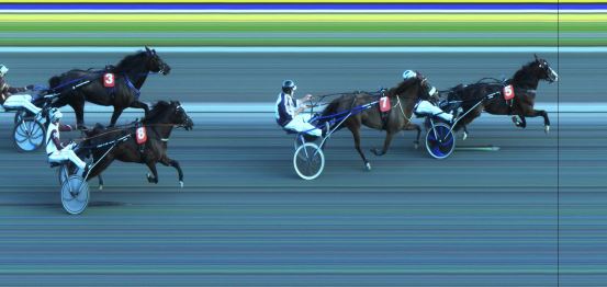 Målfoto for løp 3 på bane JA den 23.07.2024