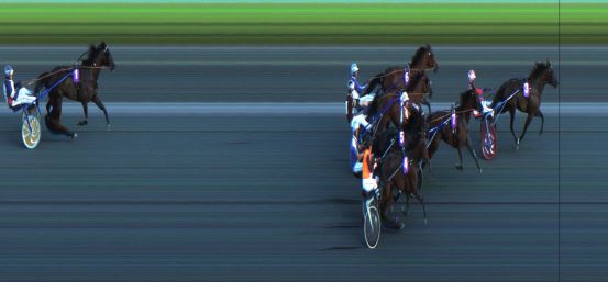 Målfoto for løp 8 på bane JA den 31.07.2024