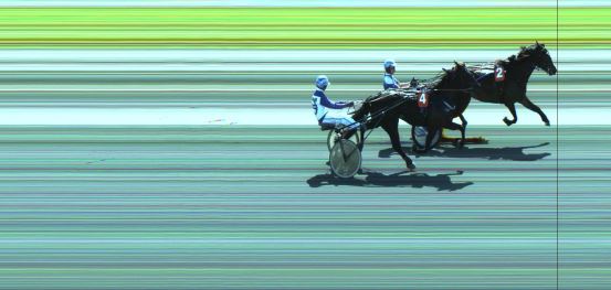 Målfoto for løp 3 på bane JA den 06.08.2024