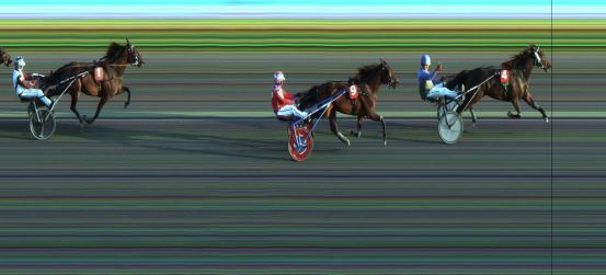 Målfoto for løp 3 på bane JA den 16.08.2024