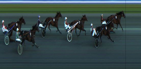 Målfoto for løp 6 på bane JA den 16.08.2024