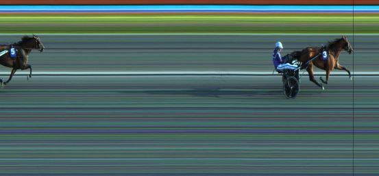 Målfoto for løp 2 på bane JA den 30.08.2024