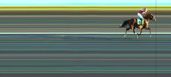 Målfoto for løp 4 på bane JA den 13.09.2024