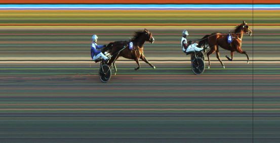 Målfoto for løp 2 på bane JA den 27.09.2024