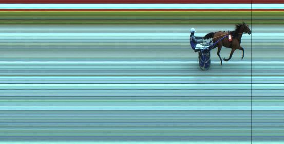 Målfoto for løp 3 på bane JA den 08.10.2024