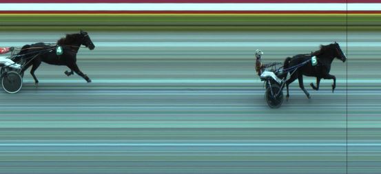 Målfoto for løp 4 på bane JA den 08.10.2024