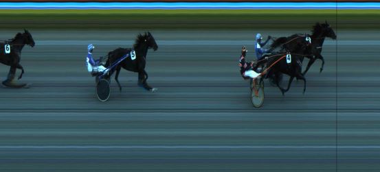 Målfoto for løp 5 på bane JA den 08.10.2024