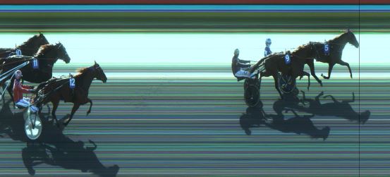 Målfoto for løp 2 på bane JA den 21.10.2024