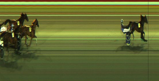 Målfoto for løp 1 på bane JA den 16.11.2024