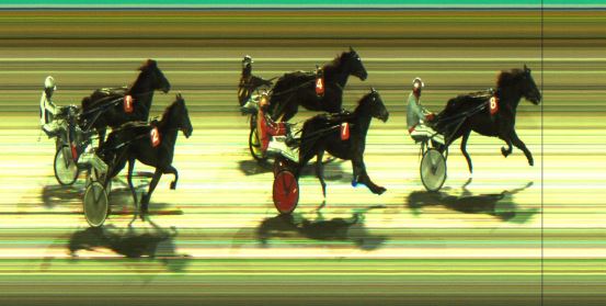 Målfoto for løp 3 på bane JA den 15.12.2024