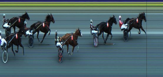 Målfoto for løp 3 på bane JA den 31.12.2024