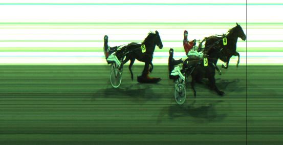 Målfoto for løp 1 på bane JA den 03.01.2025