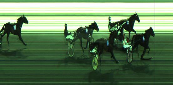 Målfoto for løp 2 på bane JA den 14.01.2025