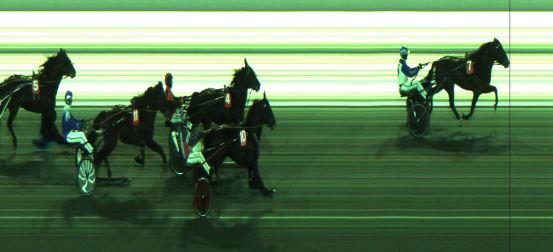 Målfoto for løp 3 på bane JA den 14.01.2025