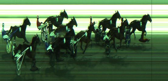 Målfoto for løp 4 på bane JA den 14.01.2025