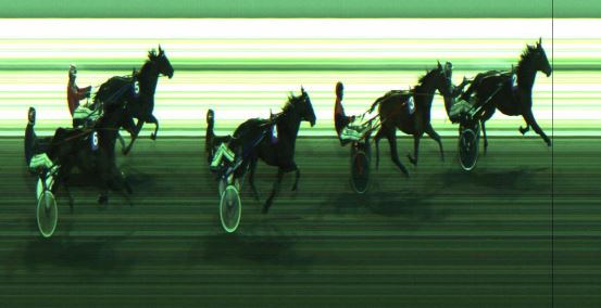 Målfoto for løp 8 på bane JA den 14.01.2025