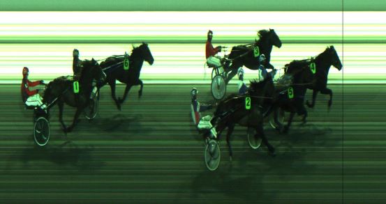 Målfoto for løp 9 på bane JA den 14.01.2025