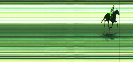 Målfoto for løp 3 på bane JA den 19.01.2025