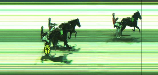 Målfoto for løp 9 på bane JA den 19.01.2025