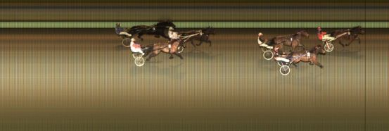 Målfoto for løp 6 på bane KL den 09.01.2014