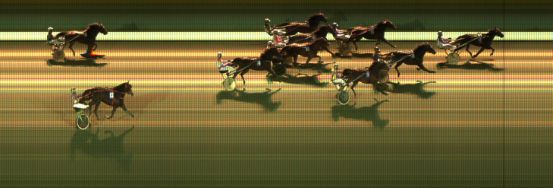 Målfoto for løp 2 på bane KL den 10.03.2014