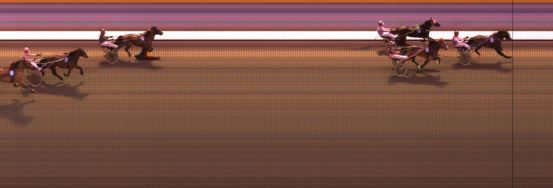 Målfoto for løp 2 på bane KL den 27.03.2014