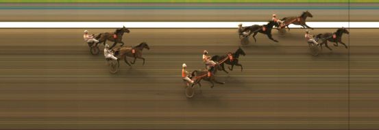 Målfoto for løp 3 på bane KL den 01.04.2014