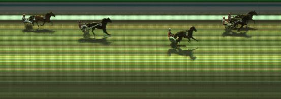 Målfoto for løp 5 på bane KL den 10.04.2014