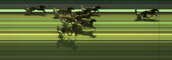 Målfoto for løp 6 på bane KL den 10.04.2014