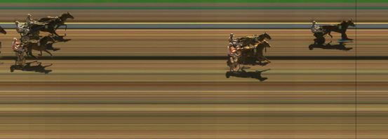 Målfoto for løp 4 på bane KL den 18.04.2014