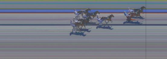 Målfoto for løp 4 på bane KL den 19.04.2014