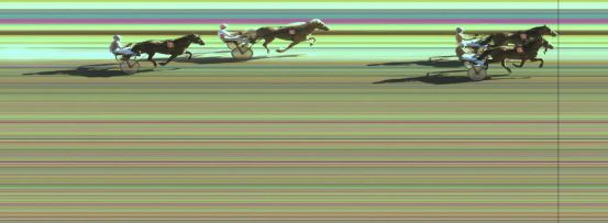 Målfoto for løp 3 på bane KL den 16.06.2014