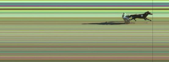 Målfoto for løp 5 på bane KL den 16.06.2014