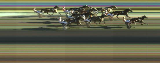 Målfoto for løp 6 på bane KL den 16.06.2014