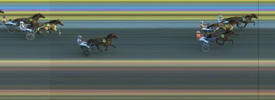 Målfoto for løp 9 på bane KL den 16.06.2014