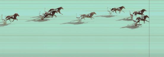 Målfoto for løp 2 på bane KL den 21.07.2014