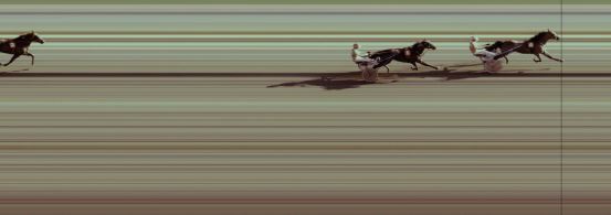 Målfoto for løp 3 på bane KL den 28.07.2014