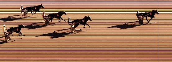 Målfoto for løp 3 på bane KL den 14.08.2014