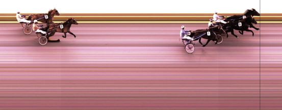 Målfoto for løp 5 på bane KL den 14.08.2014