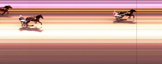 Målfoto for løp 9 på bane KL den 14.08.2014