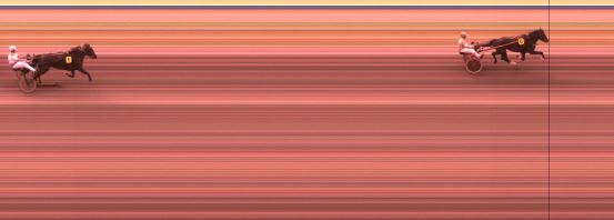 Målfoto for løp 1 på bane KL den 16.09.2014