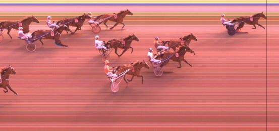 Målfoto for løp 10 på bane KL den 27.09.2014