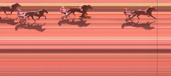 Målfoto for løp 5 på bane KL den 27.09.2014