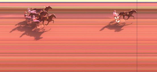 Målfoto for løp 9 på bane KL den 27.09.2014