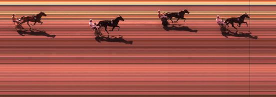 Målfoto for løp 2 på bane KL den 30.09.2014