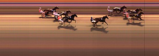 Målfoto for løp 2 på bane KL den 09.10.2014