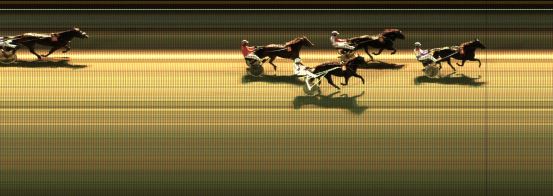 Målfoto for løp 3 på bane KL den 09.10.2014