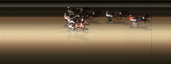 Målfoto for løp 6 på bane KL den 09.10.2014